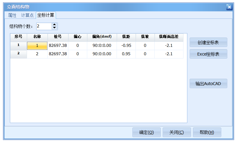 立面结构物12