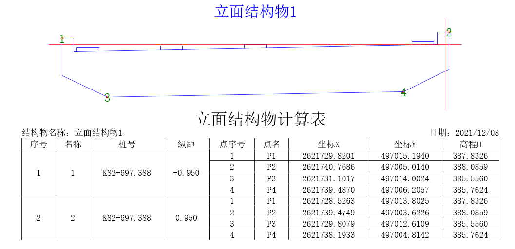 立面结构物13