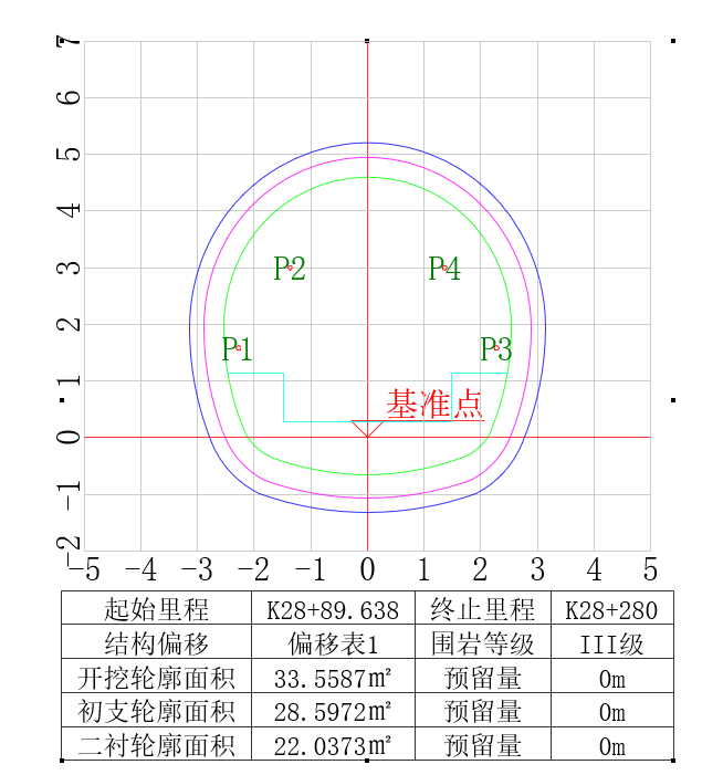 连续隧道断面23